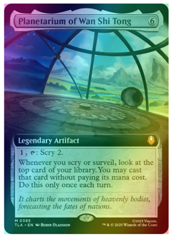 Planetarium of Wan Shi Tong - Foil - Extended Art Avatar MTG - Image 1