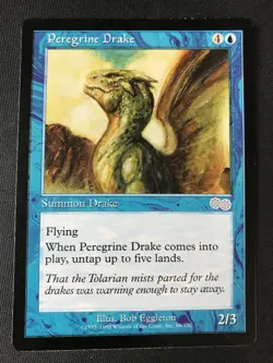 MTG Urza's Saga #88 Peregrine Drake MP - Image 1