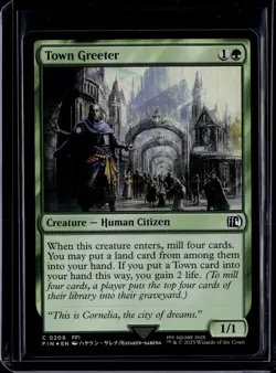 Town Greeter - 209 - Foil - FIN - NM - MTG Magic the Gathering - Image 1