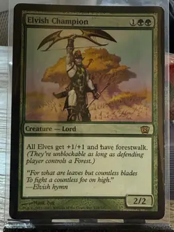 MTG Elvish Champion - 8th Edition - Rare - Foil - Magic: The Gathering - Image 1