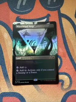 MTG Wastewood Verge | Foil Borderless | Aetherdrift | Pack Fresh NM - Image 1