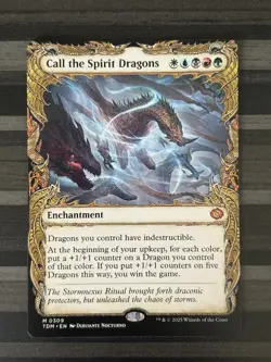 MTG | Call the Spirit Dragons | Tarkir Dragonstorm | Showcase | Mythic | NM - Image 1