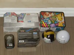 POKEMON Trading Cards TCG LOT OF 7 TINS BALL D21 C21 Costco 2 PACK Crown Zenith - Image 2