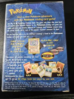 1999 Factory Sealed Pokemon Card Base 2 Player STARTER SET DECK !! - Image 2