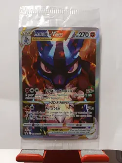 Lucario Vstar 2023 Crown Zenith Sealed Black Star Promo SWSH291 Pokemon - Image 1