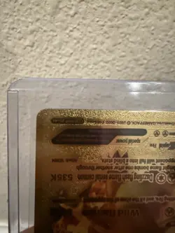 2022 POKEMON CHARIZARD V WILD FLAMES GOLD CARD 508HP MP - Image 3