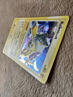 2007 Pokemon TCG DP Secret Wonders Raikou Cracked Ice Holo Promo 16/132 LP - Image 3