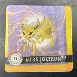 1999 Artbox Pokemon Premier Edition Action Flips Eevee Jolteon #29 - Image 1