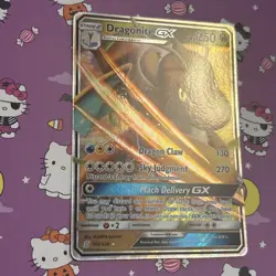 Pokemon TCG Dragonite GX 152/236 Ultra Rare Holo Card Unified Minds - Image 3