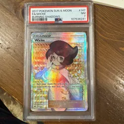 2017 Pokemon Sun & Moon Burning Shadows: Wicke #147 - PSA 7 - Image 1