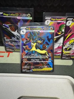 2025 Pokemon Mega Evolution Ultra Rare Lucario Gardevoir Latias EX - Image 4