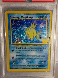 2021 POKEMON CELEBRATIONS CLASSIC COLL #66 SHINING MAGIKARP-HOLO PSA 9 - Image 2