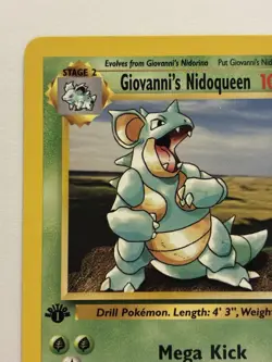 Pokemon TCG Giovanni's Nidoqueen #23/132 First Edition - Image 2