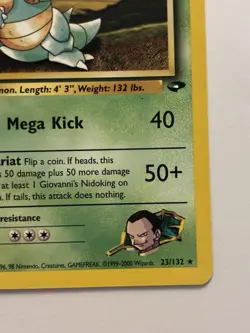 Pokemon TCG Giovanni's Nidoqueen #23/132 First Edition - Image 4