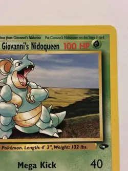Pokemon TCG Giovanni's Nidoqueen #23/132 First Edition - Image 5