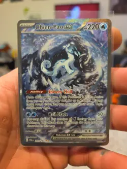 Pokemon TCG Chien-Pao EX 261/193 Sv02 Paldea Evolved Holo Special Illustration - Image 1