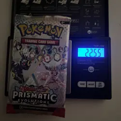 VERY HEAVY! 22.55g Prismatic Evolutions Pokemon TCG Booster Pack (SEALED)✅ - Image 1