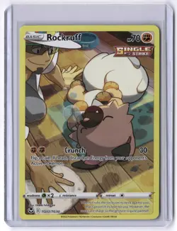 Rockruff TG07/TG30 Ultra Rare Holo NM Pokemon SWSH12: Silver Tempest Trainer Gal - Image 1