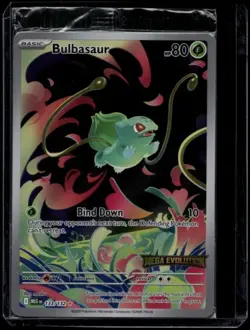 Pokemon TCG Bulbasaur 133/132 Mega Evolution Stamped Sealed NM - Image 1