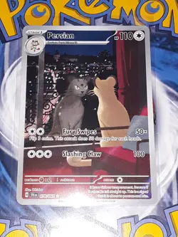 Persian 078/064 Illustration Rare Shrouded Fable Pokemon TCG - Image 1