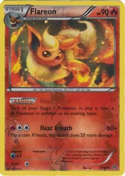Flareon - 13/98 - Uncommon - Reverse Holo - XY - Ancient Origins - NM - Pokemon - Image 1