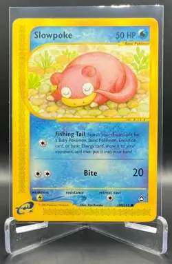Pokemon TCG Aquapolis SLOWPOKE Regular, Common - 108/147 - Image 1