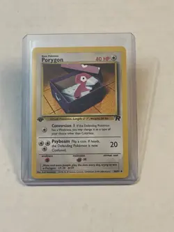 VTG Pokemon TCG Porygon 48/82 1st Edition Team Rocket Non-Holo WOTC 2000 LOOK!! - Image 1