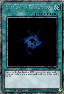 Allure Of Darkness - Platinum Secret Rare 1st Edition RA03-EN055 - NM - YuGiOh - Image 1