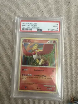 PSA MINT 9 - HO-OH - 2011 Call of Legends Holo Foil Rare Pokemon Card - 9/95 - Image 1