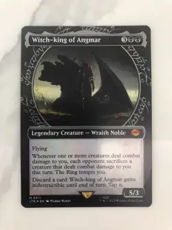 Witch-king of Angmar Foil Showcase MTG Magic Gathering Card NM Near Mint LTR - Image 1