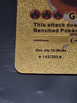 2020 Pokemon Charizard V-MAX G-MAX Wildfire Gold Foil 143/293 Secret Rare Card - Image 5