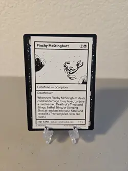 MTG Pinchy Mcstingbutt NM Mystery Booster 2 Playtest Cards - Image 1