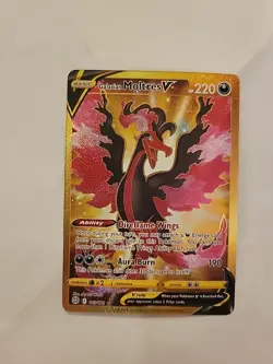 Galarian Moltres V 183/172 - Gold Secret Rare Brilliant Stars - Pokemon Card TCG - Image 1