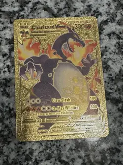 Pokemon Gold Foil Fan Art Card Lot-Charizard, Blastoise, Pikachu - Image 5