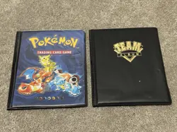 2 Binder Pokemon Pocket Monsters 124 Card Lot - Image 1