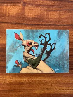 MTG?Vintage POLYMORPH POSTCARD & MTG CARD?Mirage NM RARE 1996 R. Bliss Artwork - Image 3