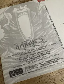 MTG?Vintage POLYMORPH POSTCARD & MTG CARD?Mirage NM RARE 1996 R. Bliss Artwork - Image 5