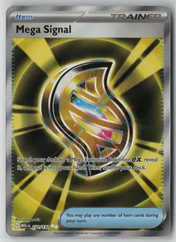Mega Signal 171/132 Pokemon Mega Evolution Ultra Rare Near Mint Card (NM) 1 - Image 1