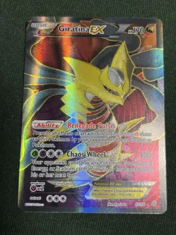 Giratina EX 93/98 Pokemon Card TCG Ancient Origins Set Holo Light Played - Image 1