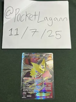 Giratina EX 93/98 Pokemon Card TCG Ancient Origins Set Holo Light Played - Image 3