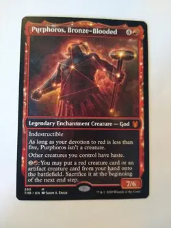 Purphoros, Bronze-Blooded (Showcase) - Theros Beyond Death (THB) - #265 - MtG - Image 1