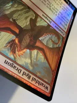 MTG Wrathful Red Dragon *FOIL* Commander Legends Baldur's Gate 207/361 NM - Image 5