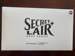 MTG Secret Lair Gift Wrapped Rainbow Foil Edition SEALED - Image 1