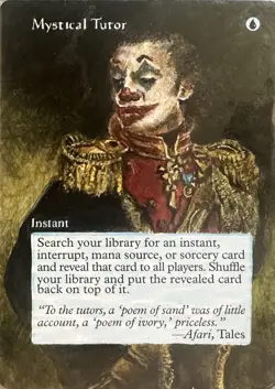 MtG Magic the Gathering Joker Mystical Tutor - Image 1