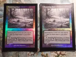 Spawning Pool Urza's Legacy Foil (PANGOLIN MTG) X2 1MP+ 1MP- See Pics! - Image 1