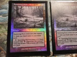 Spawning Pool Urza's Legacy Foil (PANGOLIN MTG) X2 1MP+ 1MP- See Pics! - Image 4