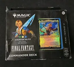 MTG Final Fantasy Commander Deck Counter Blitz Damaged Box - Image 1