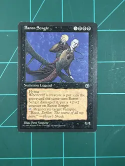 MTG Baron Sengir Homelands Regular - Image 1