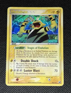 2005 Electabuzz MP Stamped* Reverse Holo EX Unseen Forces Rare 22/115 Pokemon ⚡ - Image 1