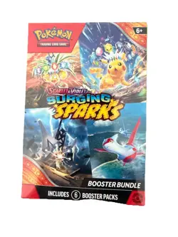 Pokemon TCG Scarlet & Violet Surging Sparks Booster Bundle 6 Packs - New Sealed - Image 1